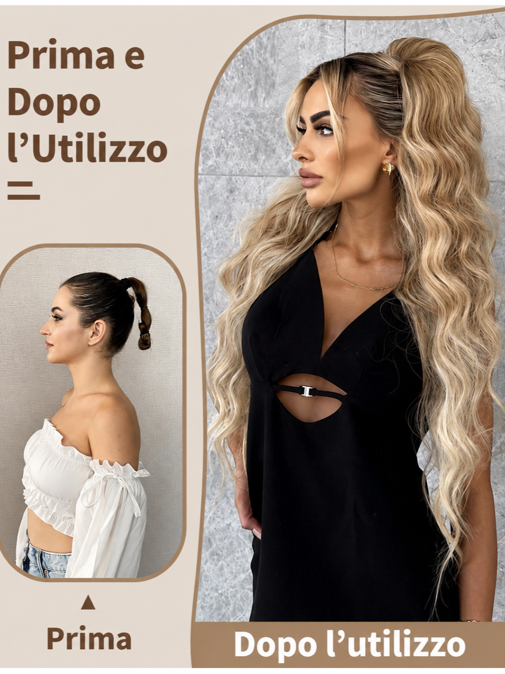 Extension Capelli Mossi Biondi