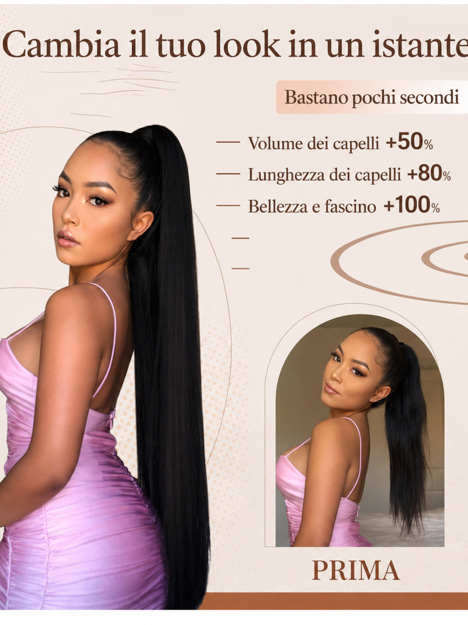 Extension Capelli Lisci Neri