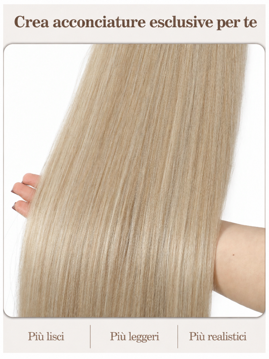 Extension Capelli Lisci Biondi