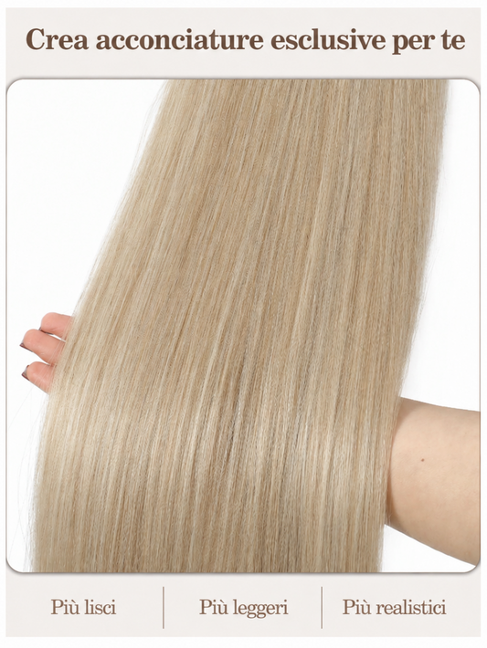 Extension Capelli Lisci Biondi