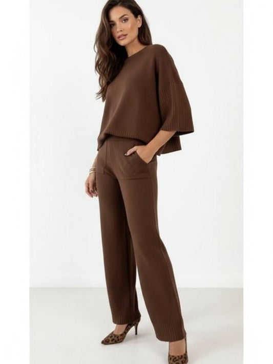 Coordinato Cold Brown - abito donna - DivaModaMilano