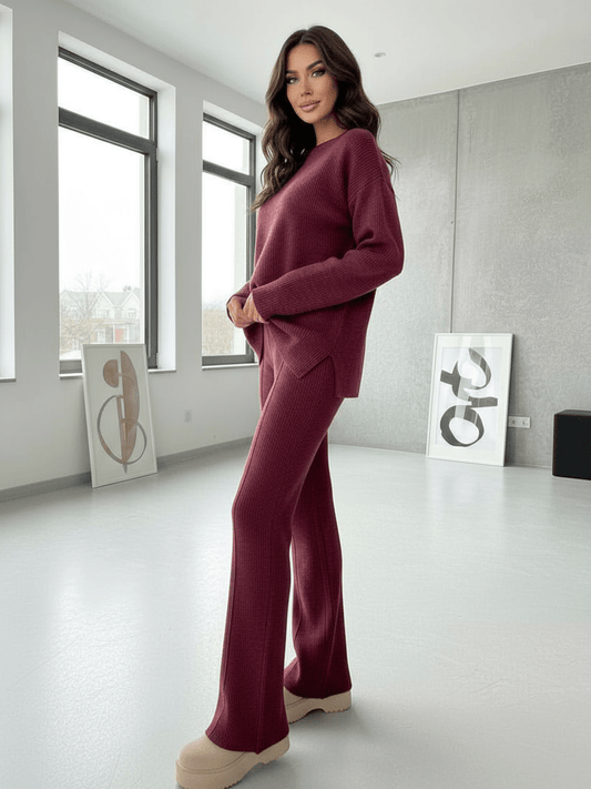 Coordinato Winter Wine - abito donna - DivaModaMilano