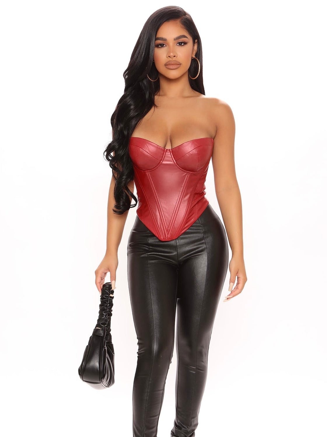 Corpetto Fox Wine - body donna - DivaModaMilano