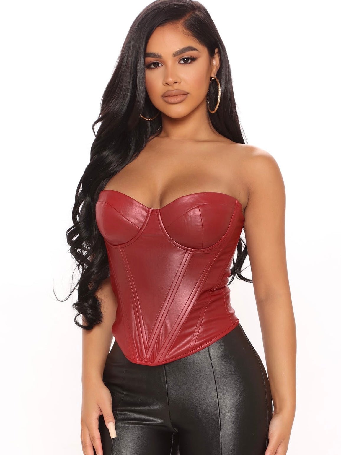 Corpetto Fox Wine - body donna - DivaModaMilano