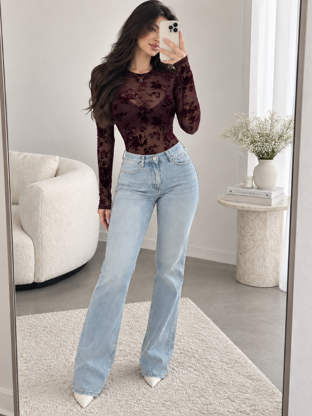 Body Cecilia Wine, top da donna