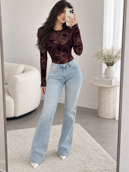 Body Cecilia Wine, top da donna