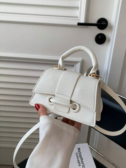 Borsa Kelly White, dettaglio di tessuto e finiture