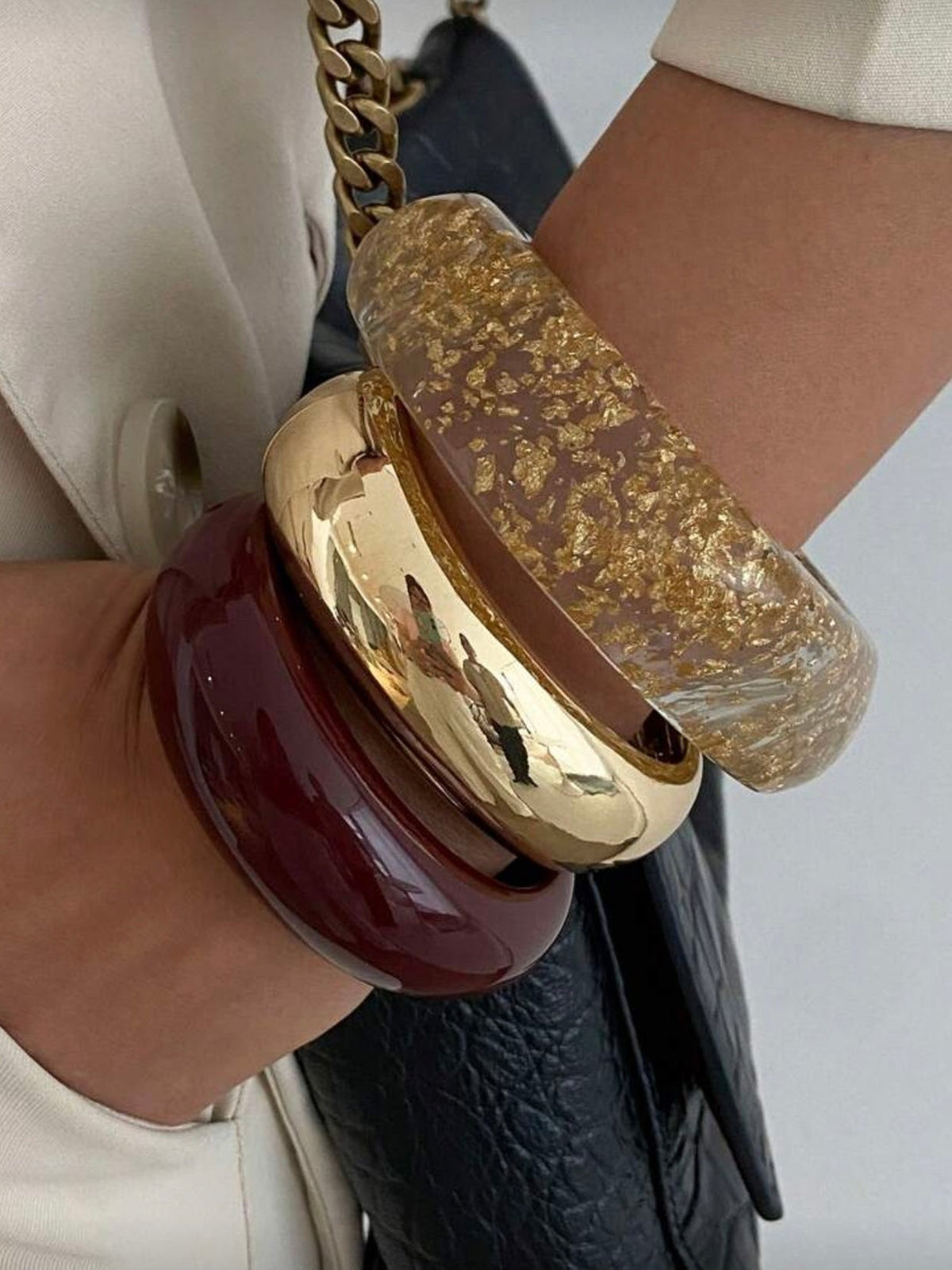 Bracciale Lucy – tessuto e finiture – DivaModaMilano