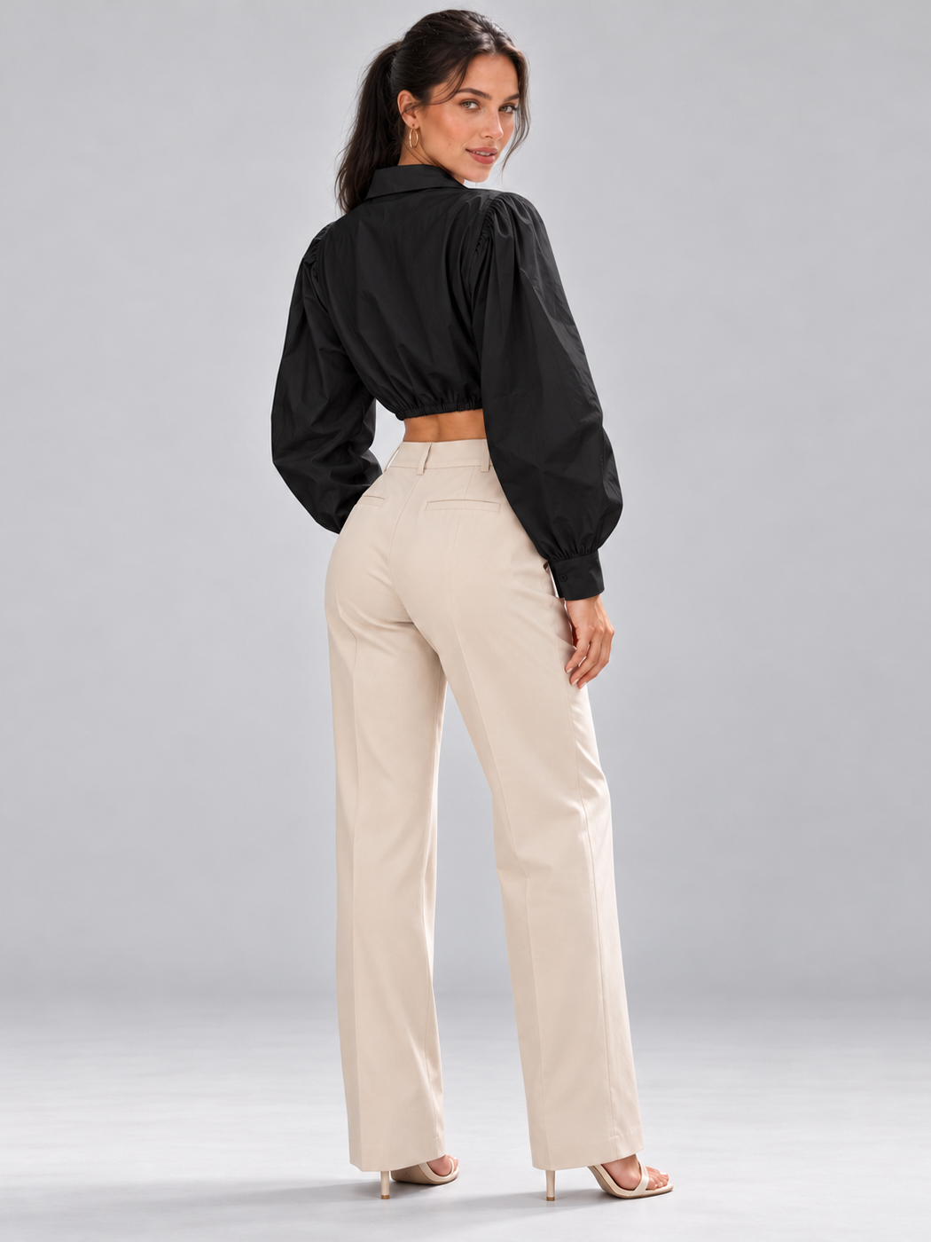 Camicia Balon Black, vista del modello