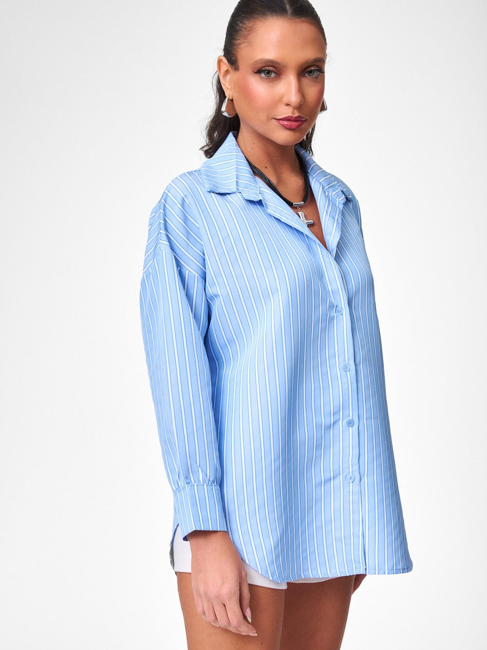 Camicia Casual Blu, dettaglio del prodotto