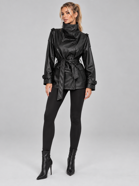 Cappotto Trendy Black, cappotto da donna