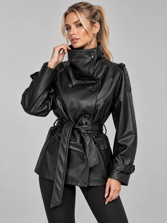 Cappotto Trendy Black, dettaglio del design