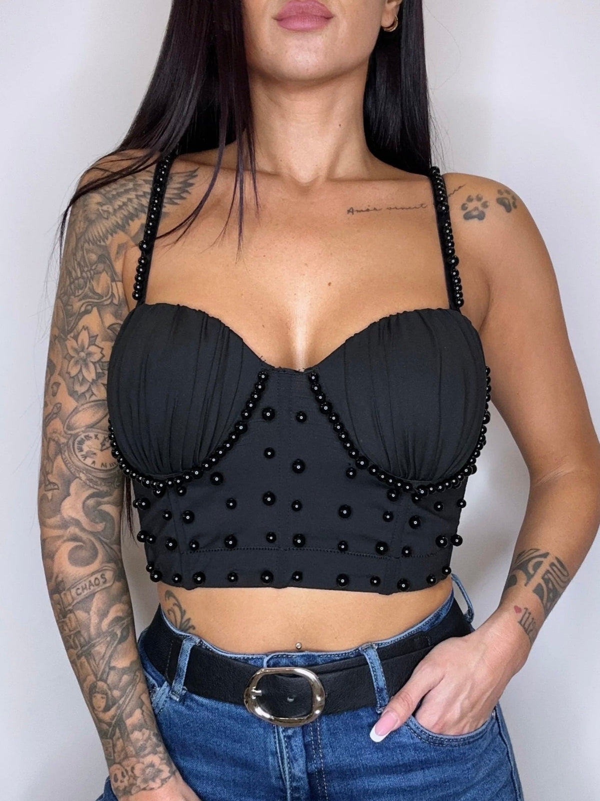 Corpetto Perla Nera - corpetto donna - DivaModaMilano