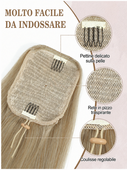 Extension Capelli Lisci Biondi, dettaglio del prodotto