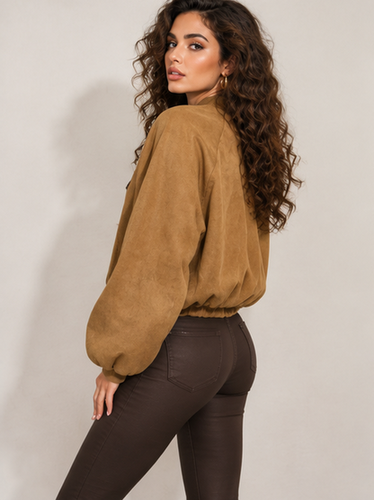 Giacca Vanity Camel, dettaglio del design