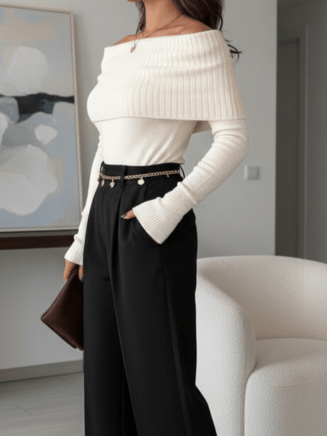 Maglia Boat White - corpetto donna - DivaModaMilano