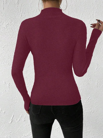 Maglia Costine Wine – dettaglio del design – DivaModaMilano