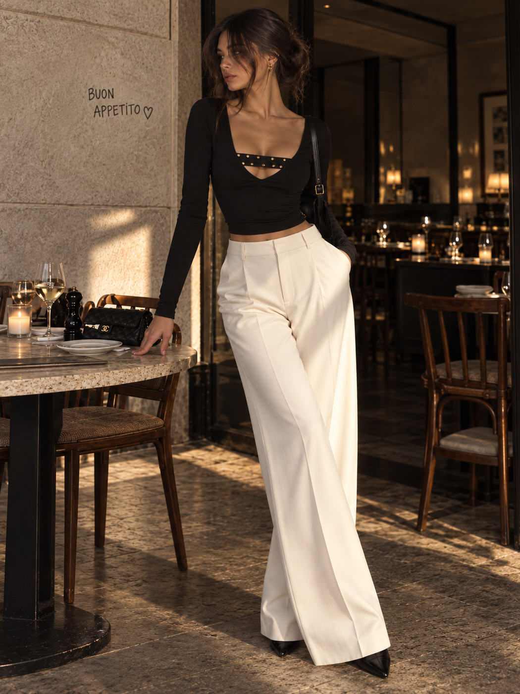 Maglia Maddy Black, dettaglio del design