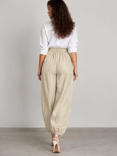 Pantalone Mery Beige, vista del modello