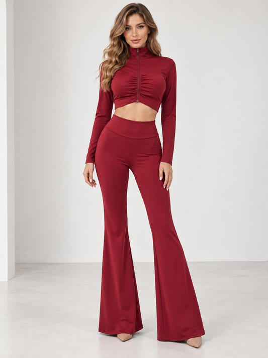Set Hilary Wine, abito da donna