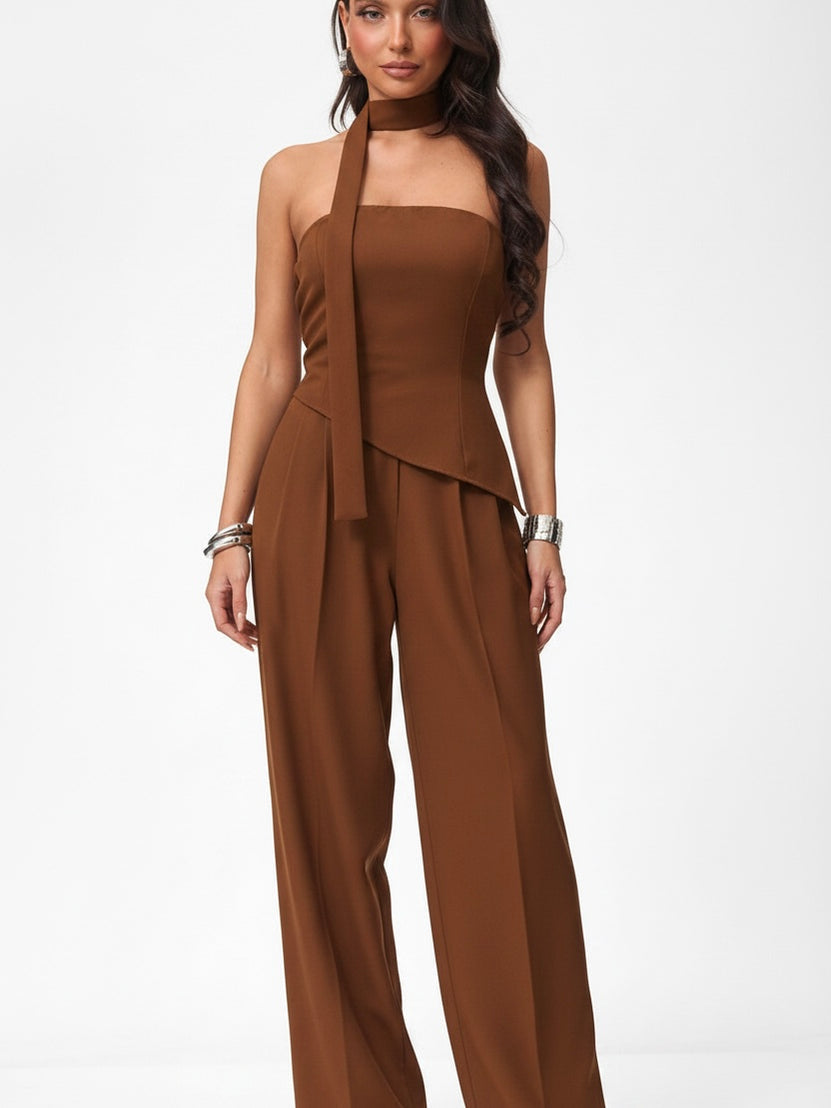 Set Sofia Brown, abito da donna