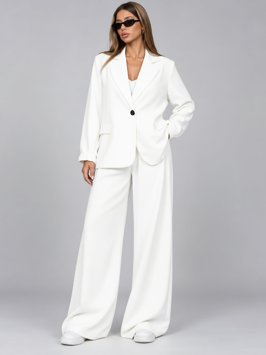 Tailleur Soft White, abito da donna