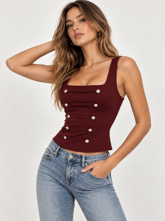 Top Botton Wine, top da donna