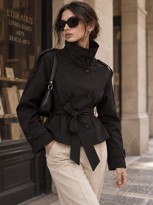 Trench Celine Black, dettaglio del design