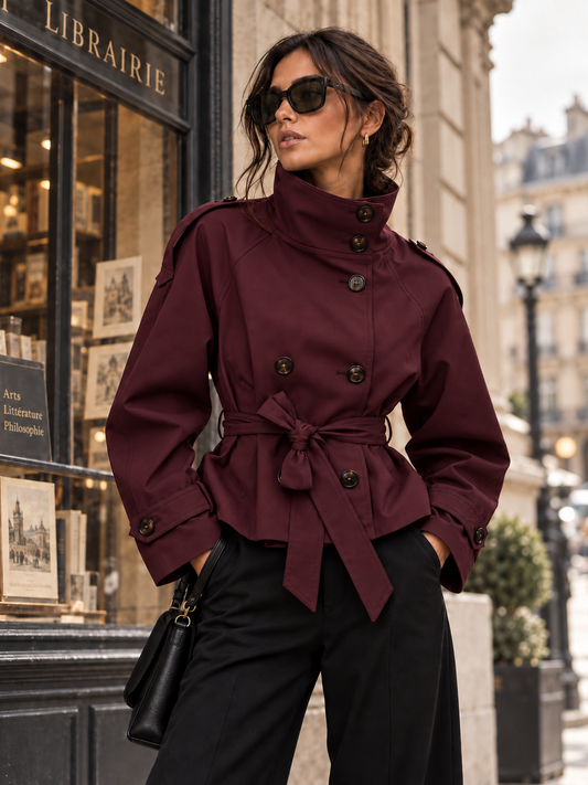 Trench Celine Wine, cappotto da donna