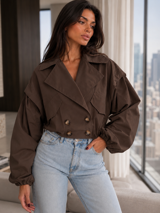 Trench Mavi Brown, cappotto da donna