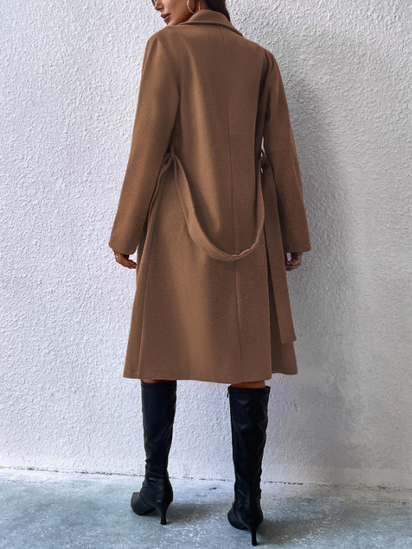 Trench Zaffiro Brown, vista del modello