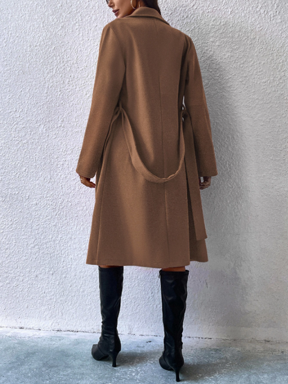 Trench Zaffiro Brown, vista del modello