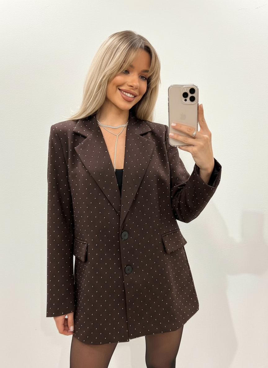 Giacca Brillantini Brown