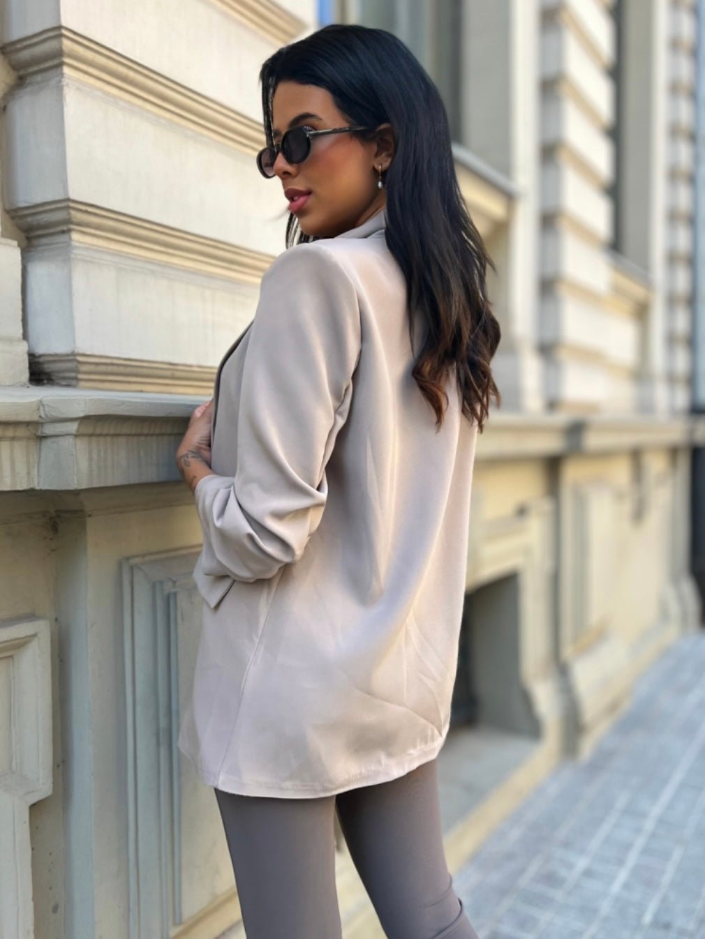 Giacca Basic Grigio Perla - giacca donna - DivaModaMilano