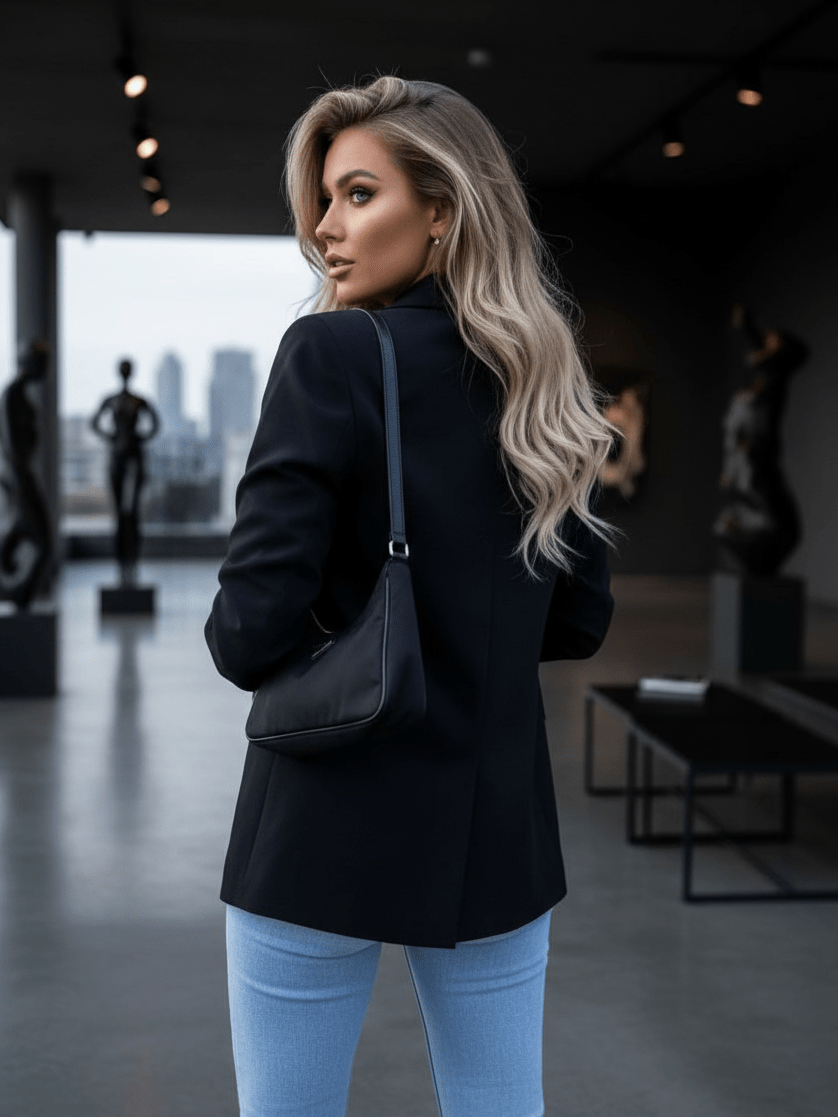 Giacca Basic Nero - giacca donna - DivaModaMilano