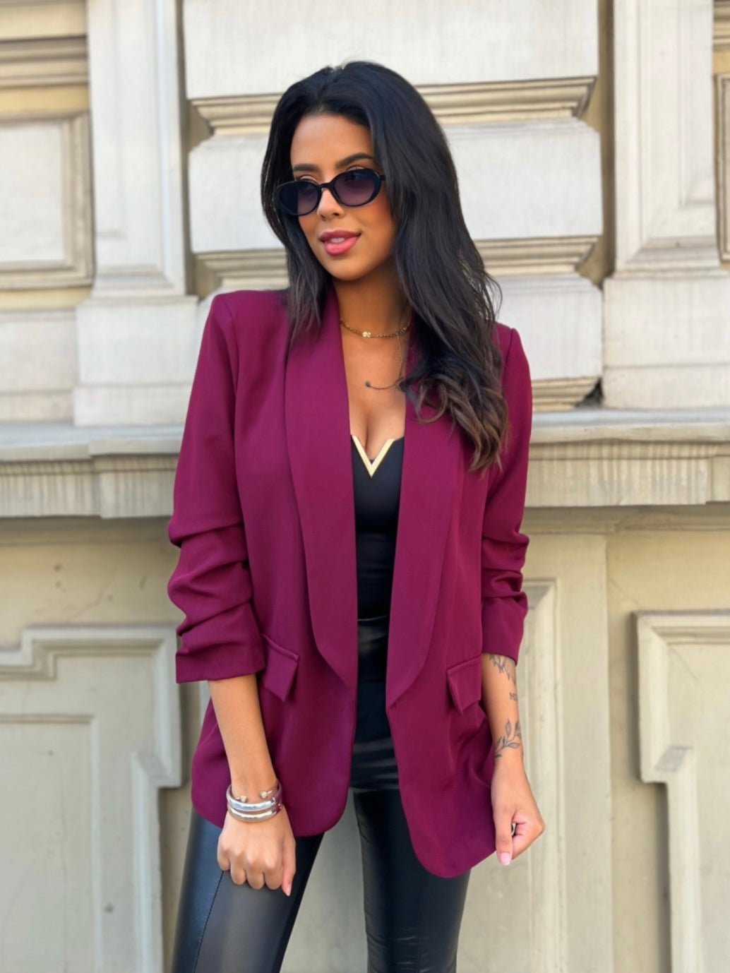 Giacca Basic Wine - giacca donna - DivaModaMilano