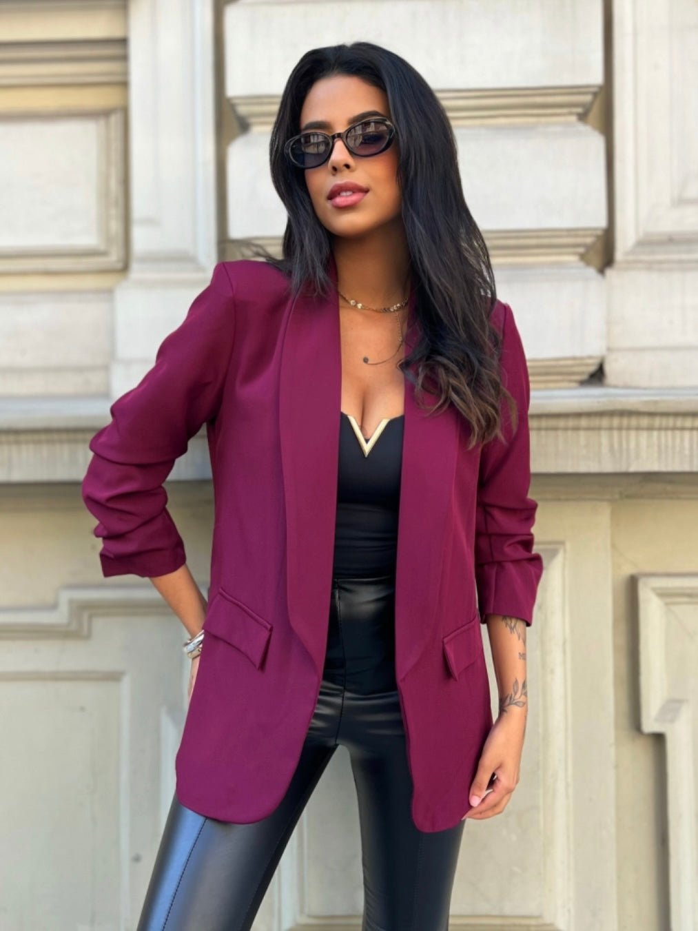 Giacca Basic Wine - giacca donna - DivaModaMilano