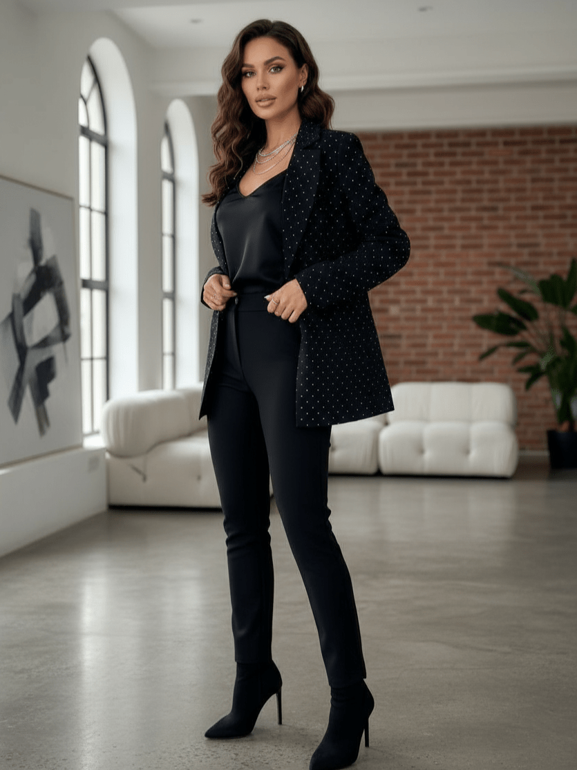 Giacca Brillantini Black - giacca donna - DivaModaMilano