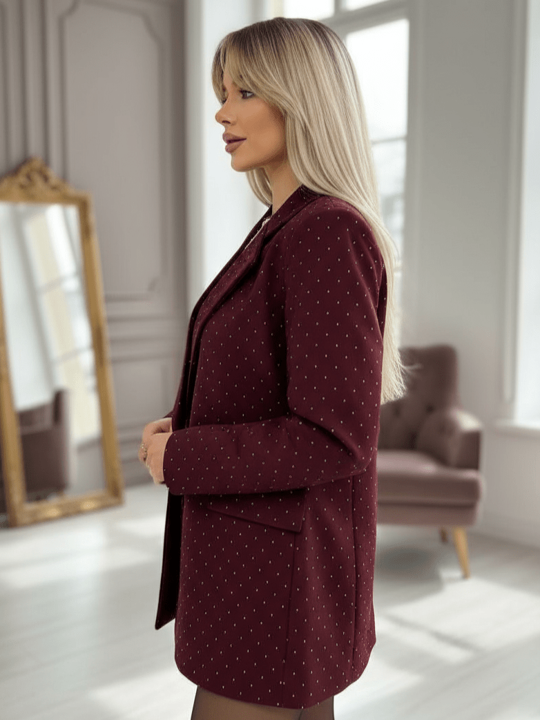 Giacca Brillantini Wine - giacca donna - DivaModaMilano