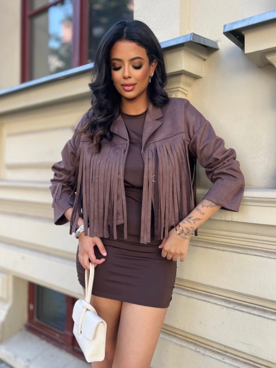 Giacca West Brown - cappotto donna - DivaModaMilano