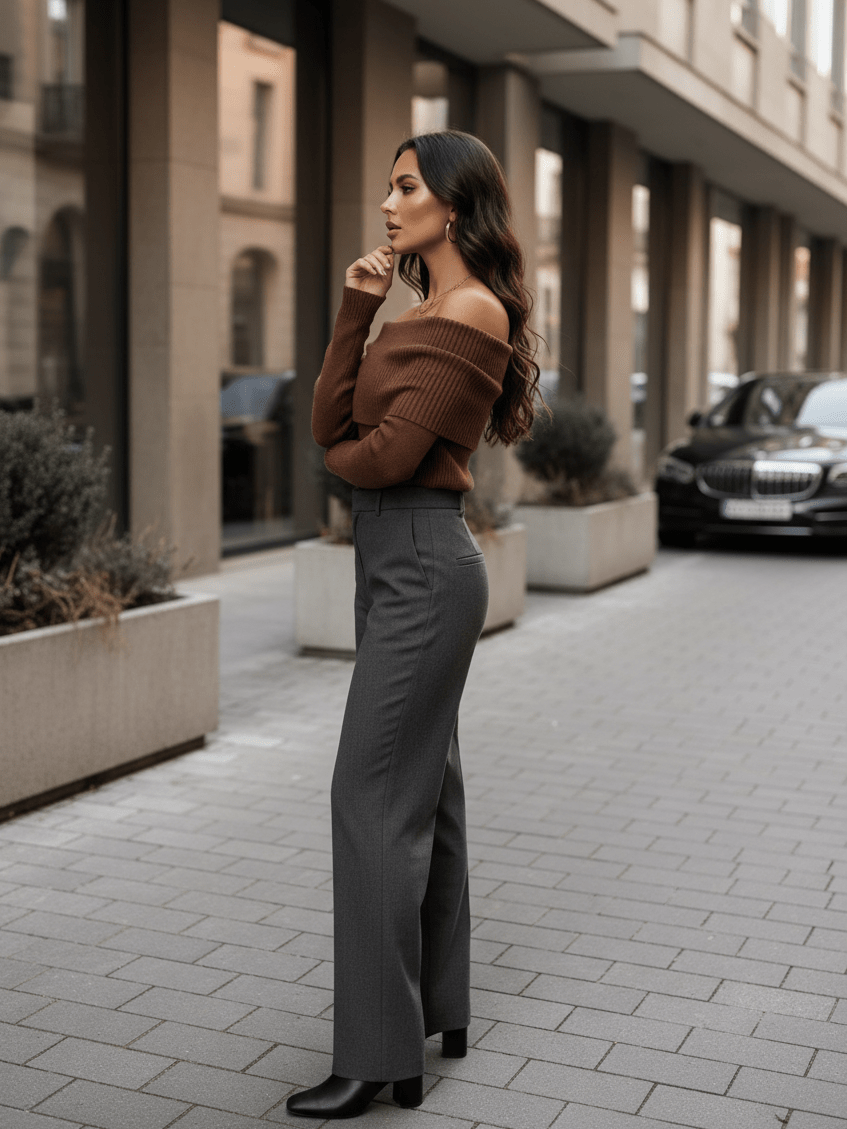 Maglia Boat Brown - corpetto donna - DivaModaMilano