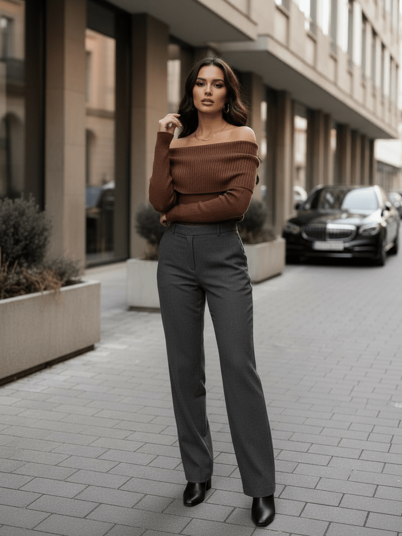 Maglia Boat Brown - corpetto donna - DivaModaMilano