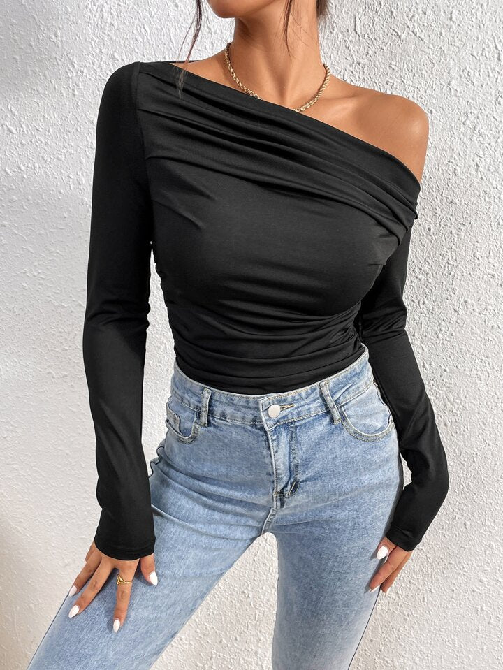 Maglia Cloè Black - body donna - DivaModaMilano