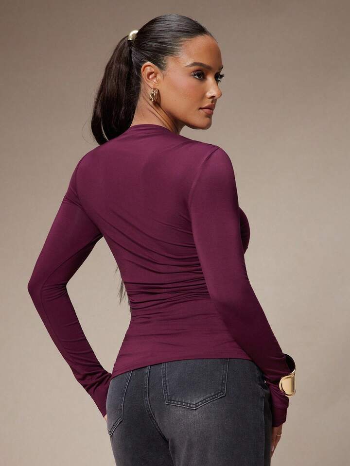 Maglia Cloè Wine - body donna - DivaModaMilano