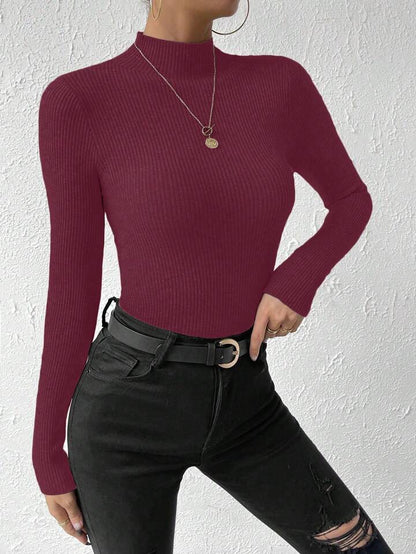 Maglia Costine Wine - maglietta donna - DivaModaMilano