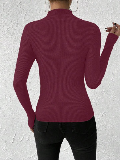 Maglia Costine Wine - maglietta donna - DivaModaMilano