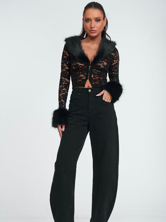 Maglia Madame Black - maglietta donna - DivaModaMilano