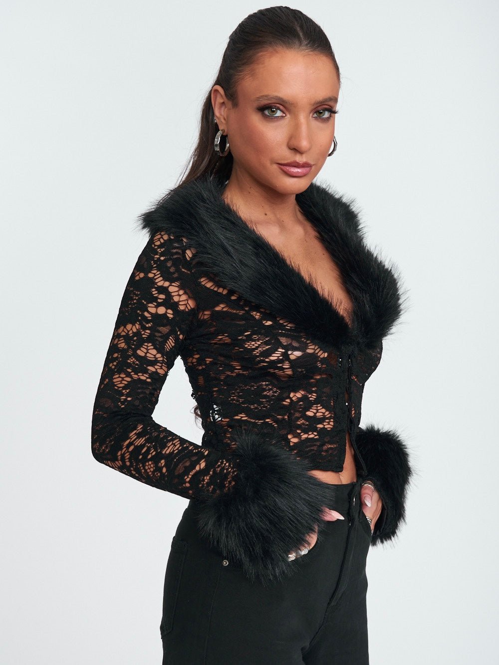 Maglia Madame Black - maglietta donna - DivaModaMilano