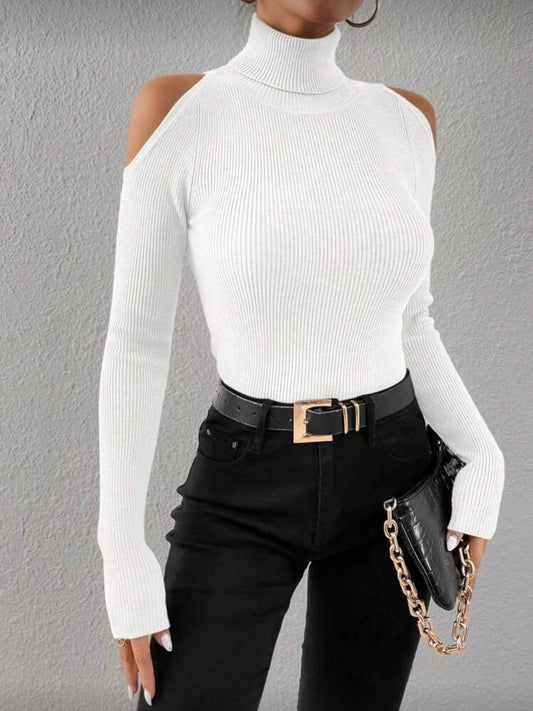 Maglia Spalline White - maglietta donna - DivaModaMilano