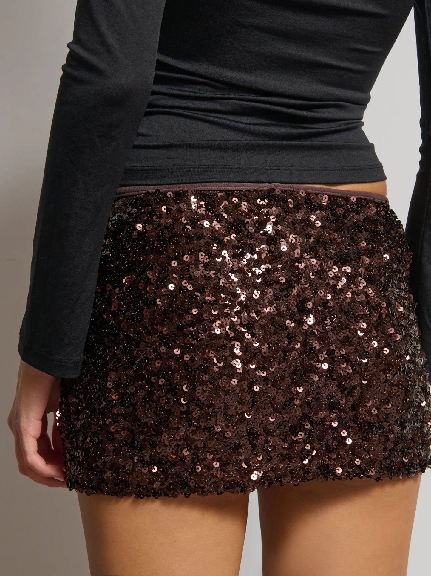 Minigonna Pay Brown - gonna donna - DivaModaMilano